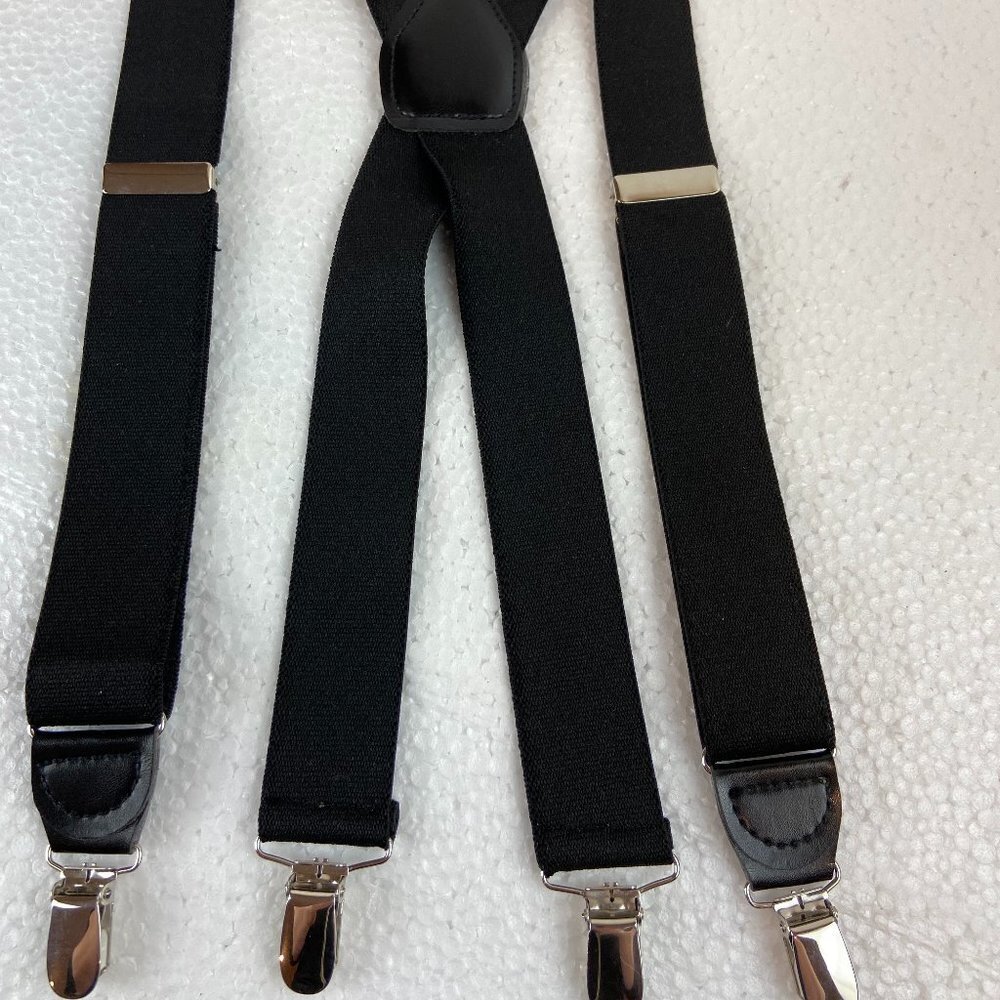 Pelican USA  Black  Suspenders  Silver detail Logo